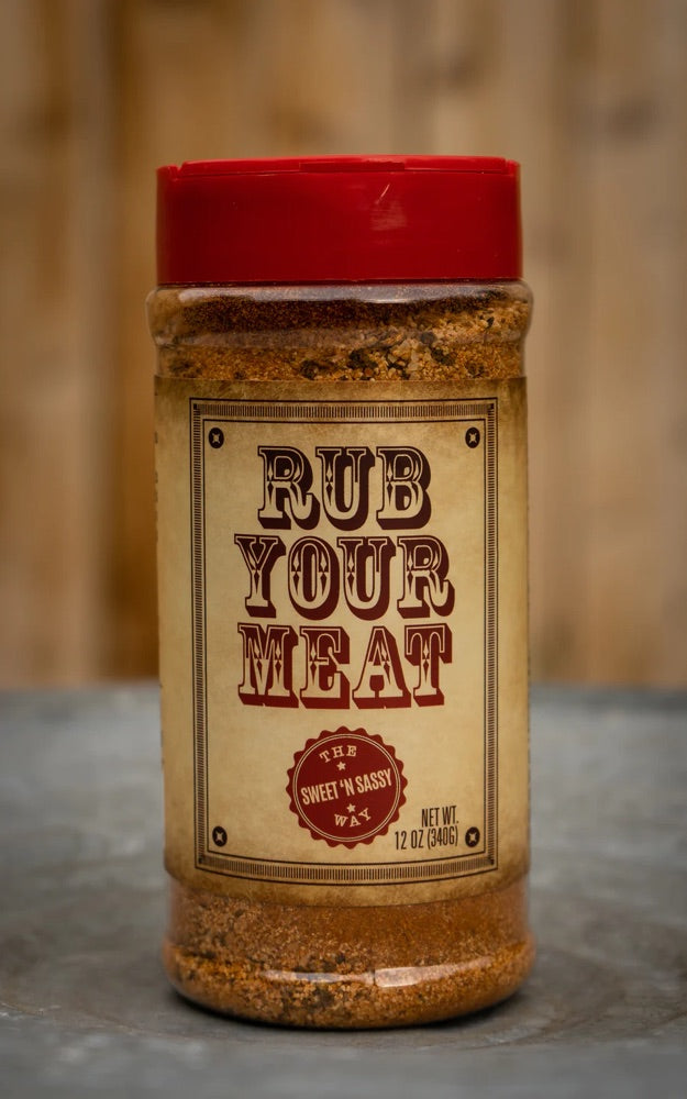 Sweet 'n Sassy rub, 16 oz jar