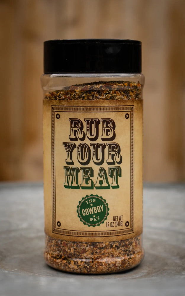The Cowboy Way rub, 16 oz jar
